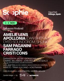 Sophie Halloween (2 Days): Amelie Lens, Apollonia, Sam Paganini, Farrago, Cristi Cons + 20 Dj'S