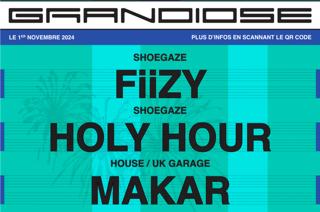 Grandiose Garage [W/ Fiizy + Holy Hour + Makar]