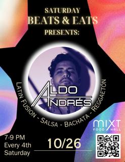 Beats & Eats Saturday With Dj Aldo Andres