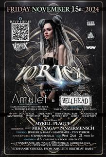 Vortex Goth Dark Wave Club Night Fri Nov 15Th With Amulet & Bellhead + Guest Dj Mykill Plague