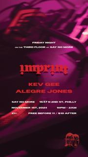 Imrint With Kev Gee And Alegre Jones