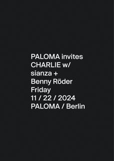 Charlie With Sianza + Benny Röder