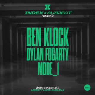 Index X Subject: Ben Klock