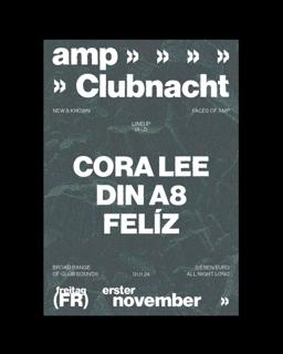 Clubnacht With Cora Lee, Din A8, Felíz