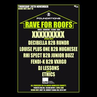 Foundations Series & Basics Records Present: Rave For Roofs