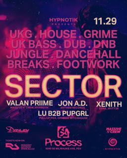 Sector - Valan Priime, Jon A.D, Xenith, Lu B2B Pupgrl