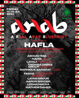 A Real Arab Blueprint Presents: Hafla - A Fundraiser For Lebanon & Gaza