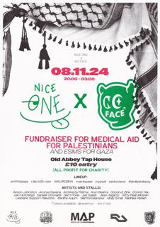 Nice One X No Face Palestine & Lebanon Fundraiser