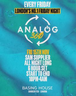 Analog 360 - Sam Supplier All Night Long