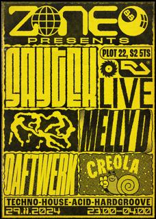 Zone 88 Presents Saytek [2 Hour Live Set] + Melly D, Daftwerk & Creola