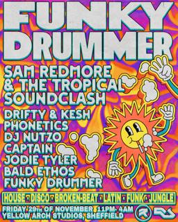 Funky Drummer: Global Party Flavours, Featuring Sam Redmore & The Tropical Soundclash