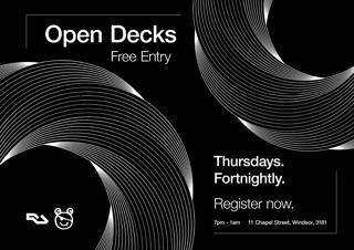 Open Decks Killing Time November 7 2024