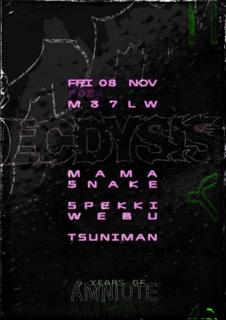 Mama Snake ~ Spekki Webu ~ Tsuniman {Ecdysis / 5 Years Of Amniote Editions}