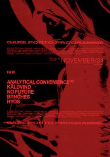 Analytical Convenience With Käldvind, No Future, Brnches, Hyos