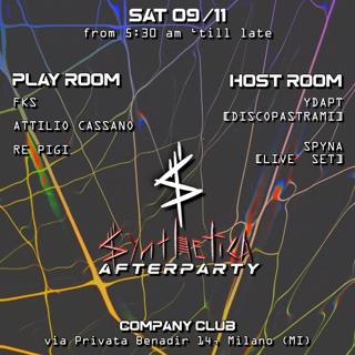 Synthetica • Saturday Morning At Company W/Discopastrami, Spyna[Live Set], Fks 