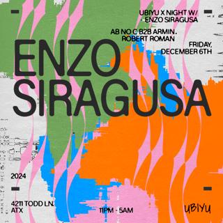 Ubiyu X Night With Enzo Siragusa (Uk/Fuse)