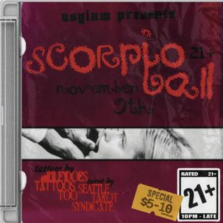 Scorpio Ball -- Goth Scorpio Night