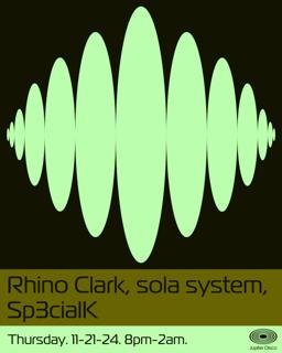 Cusp: Rhino Clark, Sola System, Sp3Cialk