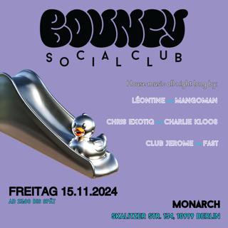 Bouncy Social Club: Charlie Kloos, Chris Exotiq, Club Jérome, Fast, Léontine, Mangoman