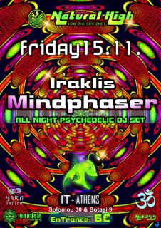 Natural High ॐ Iraklis Mindphaser ~All Night Psychedelic Dj Set ~