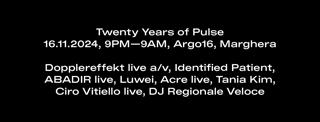 Twenty Years Of Pulse