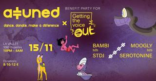 Benefit Party: Attuned X Getting The Voice Out