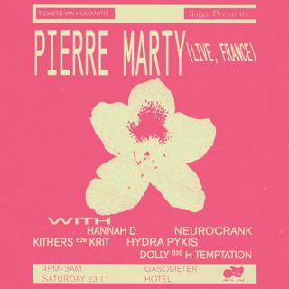 Ikigai Presents Pierre Marty (France/Live) At The Gasometer