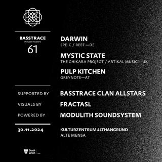 Basstrace 061 With Darwin, Mystic State, Pulp Kitchen