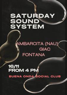 Saturday Soundsystem // Fontana & Friends