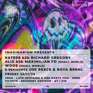 Imaginarium Presents Richard Gregory B2B Kate08 & Small World Residents