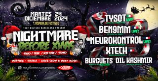 Nightmare Before Xmas In Barcelona! Tekno · Tribe · Acid & More