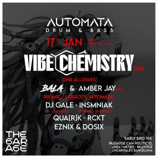 Drum & Bass Vibe Chemistry 17January At The Garage Club Barcelona By Automata Dnb