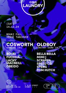 Chinese Laundry Invites Oldboy [Uk] + Dj Cosworth [Uk]