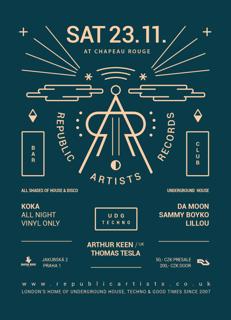 Ra With Arthur Keen (Uk), Thomas Tesla, Da Moon, Lillou, Sammy Boyko, Koka / 3 Floors