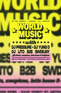 World Music Night! Afrobeats, Amapiano & Latin House