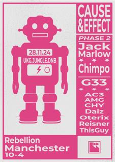 Cause & Effect Presents: Jack Marlow / G33 / Chimpo 