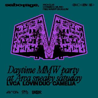 Sabotage Mmw Party Sneaky Saturday W/Camelia