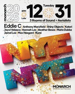 New Year'S Eve 2025: Eddie C With Anthony Mansfield, Shiny Objects,