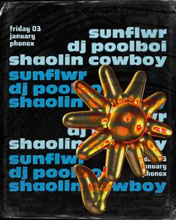 Phonox: Sunflwr, Dj Poolboi, Shaolin Cowboy