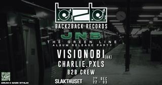 Back2Back Presents: Jnb Album Release Party - Special Guest: Visionobi (Uk)