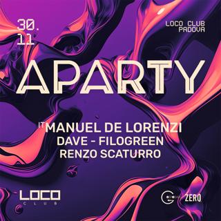 Aparty W// Manuel De Lorenzi