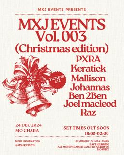 Mxj Events Presents Mxj Events Vol.003 Christmas Eve 