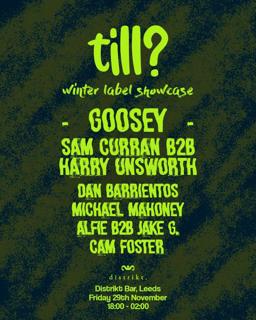 Till? Records Winter Label Showcase