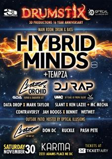 Drumstix: Hybrid Minds, Craze, Dj Rap