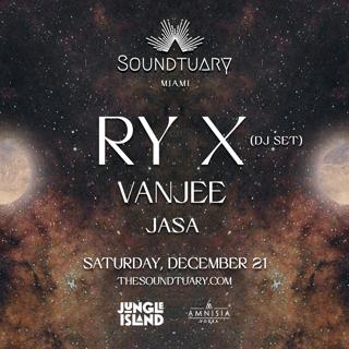 Soundtuary Presents Ry X (Dj Set) + Vanjee