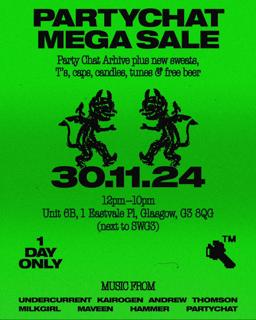 Party Chat Pop Up Mega Sale