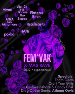 Fem*Vak X-Mas Rave