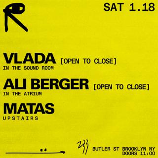 Vlada (Open To Close) / Ali Berger (Open To Close) / Matas