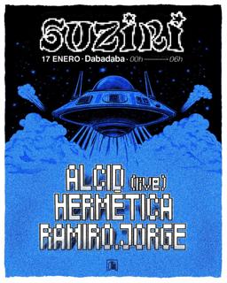 Suziri: Alcid (Live) + Hermetica + Ramiro Jorge