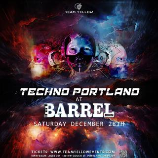 Team Yellow: Techno Portland At Barrel Room [Former Whiskey Bar]